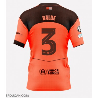 Muški Nogometni Dres Barcelona Alejandro Balde #3 Rezervni 2025-26 Kratak Rukav Muški Nogometni Dres Barcelona Alejandro Balde #3 Rezervni 2025-26 Kratak Rukav